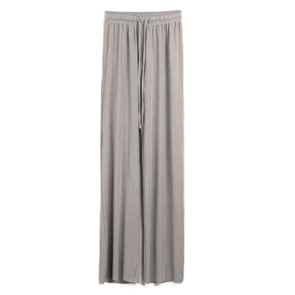 High Waist Wide Leg Trousers
