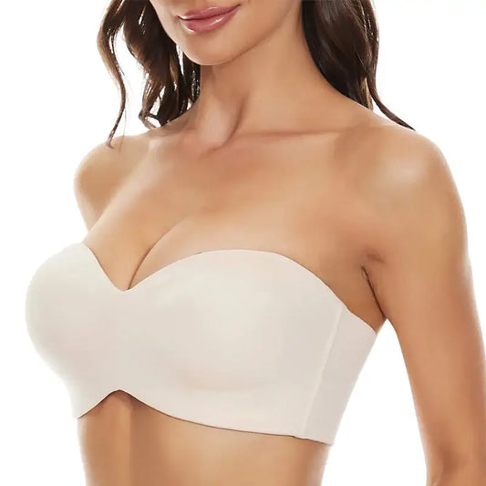 Invisible Lifting Bandeau Bra | Underwire Adhesive Strapless Bras Bra