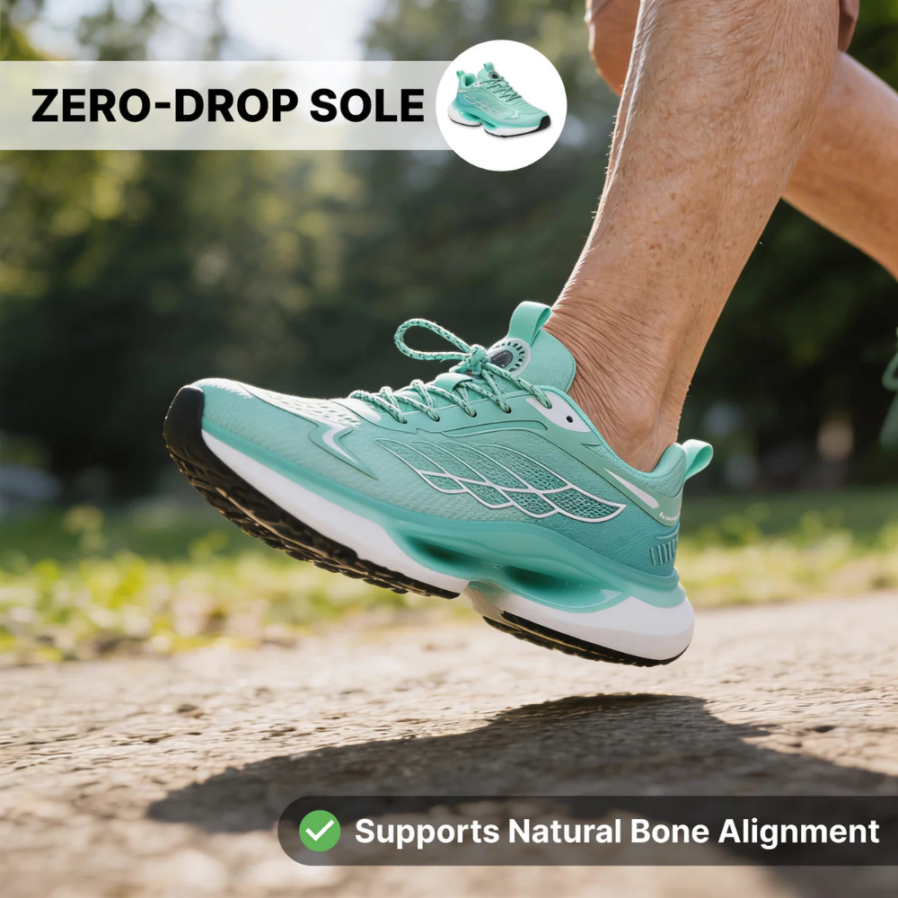 Orthopedic Hands-Free Walking Sneakers –  Comfort & Wide Toe Fit for Seniors