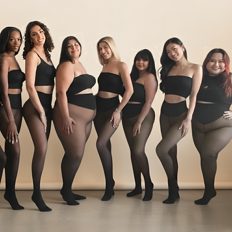 Fleece-Lined Sheer Leggings