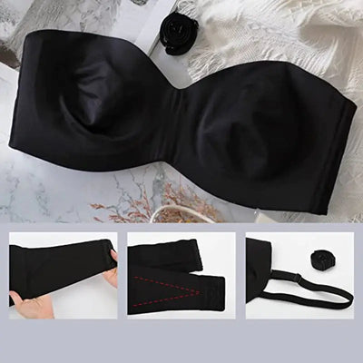 Invisible Lifting Bandeau Bra | Underwire Adhesive Strapless Bras Bra