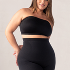 Convertible Strapless Bandeau Bra with Wireless Comfort, Anti-Slip Grip & Removable Straps