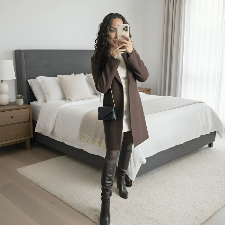 Fleece-Lined Sheer Leggings