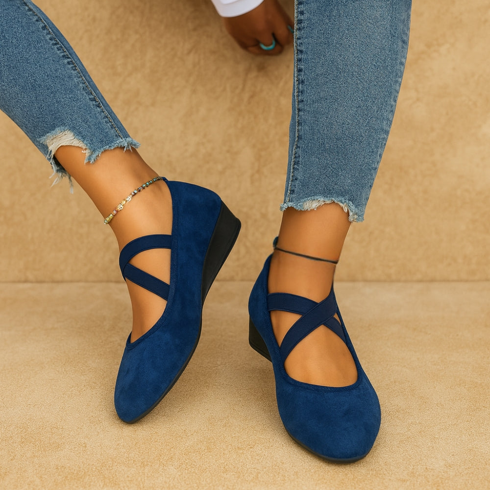 Comfy Elevate Slip-On Wedge Shoes
