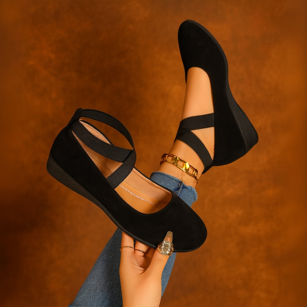 Comfy Elevate Slip-On Wedge Shoes