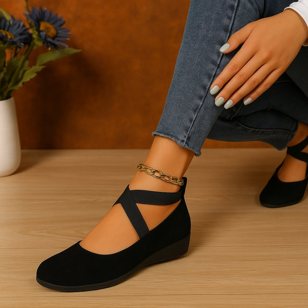 Comfy Elevate Slip-On Wedge Shoes