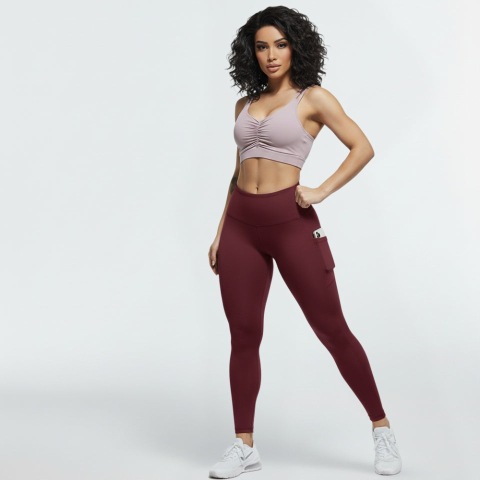 Middle Waist Legging- With Pocket