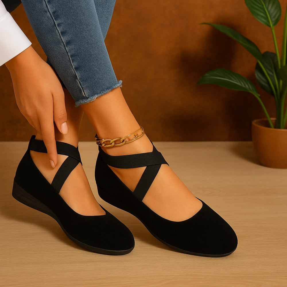 Comfy Elevate Slip-On Wedge Shoes
