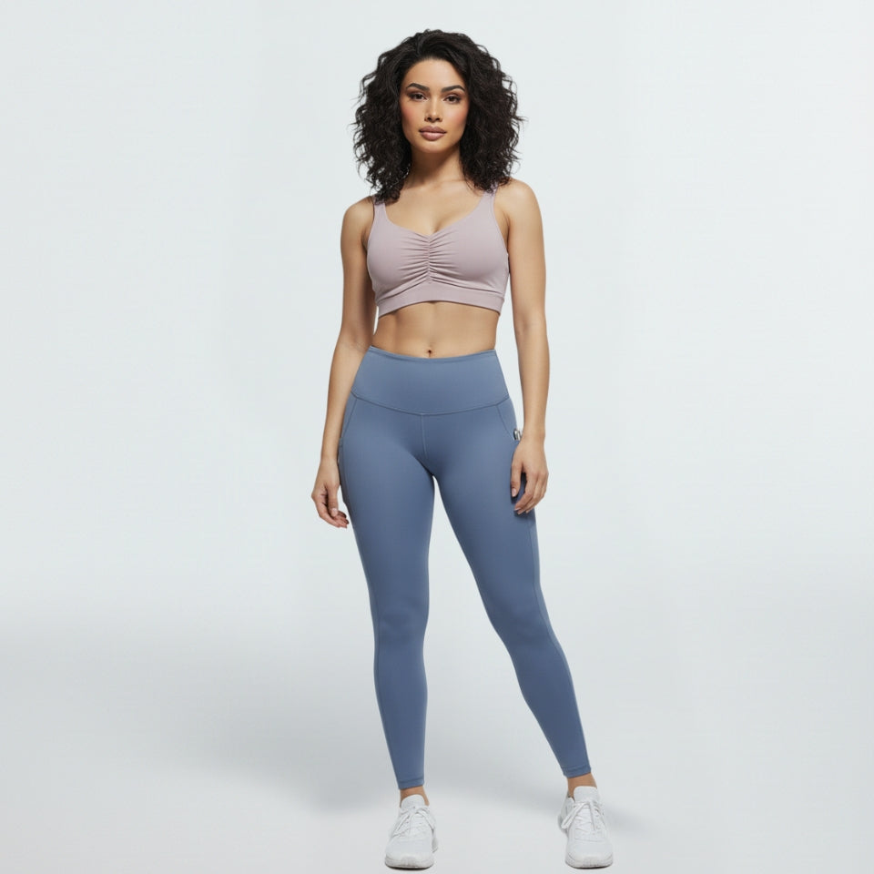 Middle Waist Legging- With Pocket