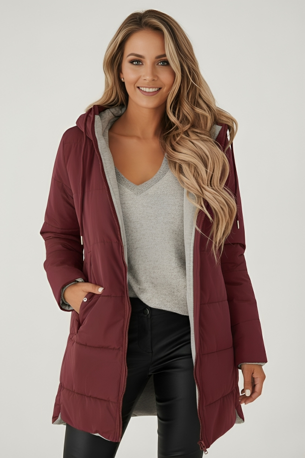 Casual Hooded Puffer Down Jacket