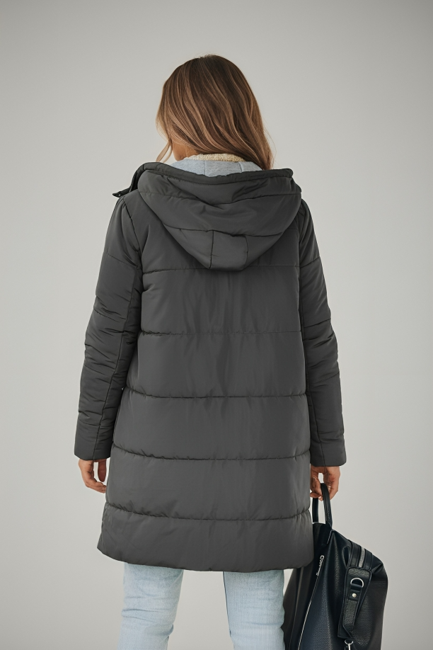 Casual Hooded Puffer Down Jacket