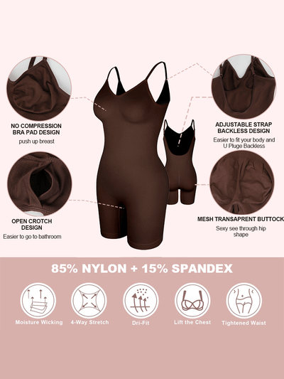 Open Back Seamless Full Body Shaper