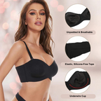 Invisible Lifting Bandeau Bra | Underwire Adhesive Strapless Bras Bra