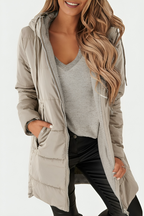 Casual Hooded Puffer Down Jacket