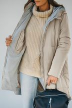 Casual Hooded Puffer Down Jacket