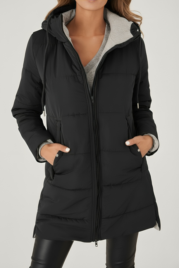 Casual Hooded Puffer Down Jacket
