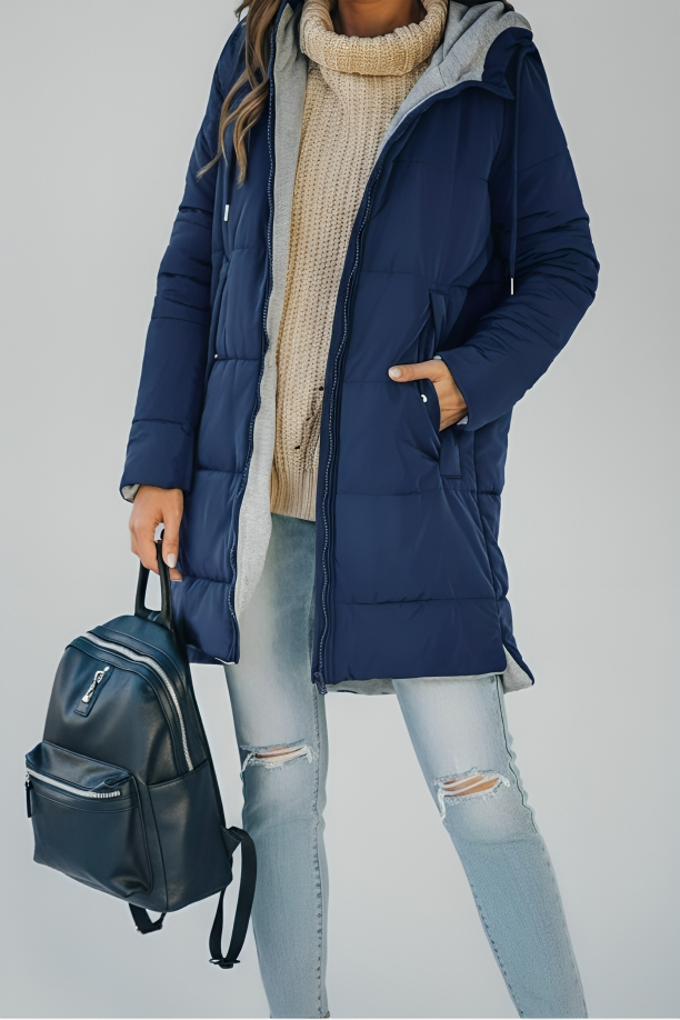 Casual Hooded Puffer Down Jacket