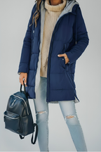 Casual Hooded Puffer Down Jacket