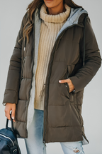 Casual Hooded Puffer Down Jacket