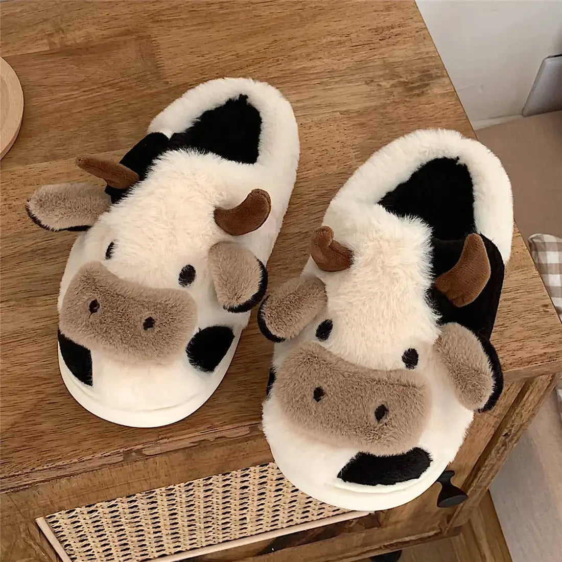 Cozy Cow Slippers