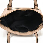 Faux Leather Tote Shopper Handbag