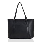 Faux Leather Tote Shopper Handbag