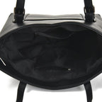 Faux Leather Tote Shopper Handbag