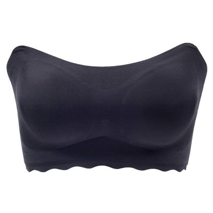 Ice Silk Non-slip Tube Top Strap Bra