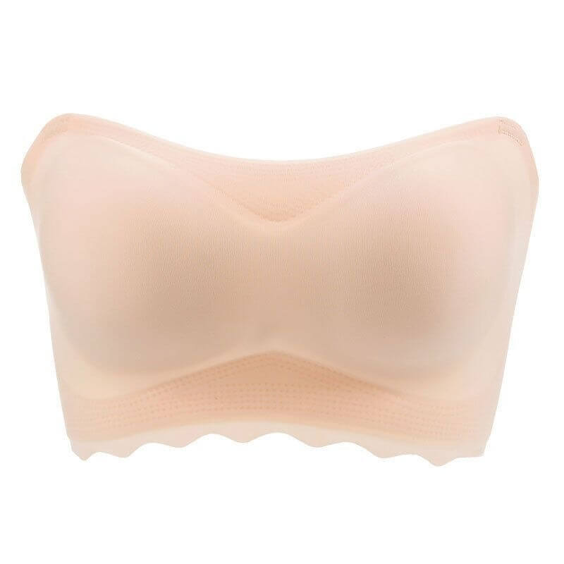 Ice Silk Non-slip Tube Top Strap Bra