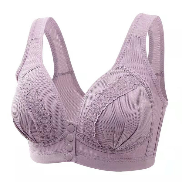 New Ultimate Lift Full-Figure Seamless Lace Cut-Out Bra Comfortable And  Breathable Without Restraint 