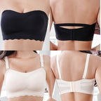 Ice Silk Non-slip Tube Top Strap Bra