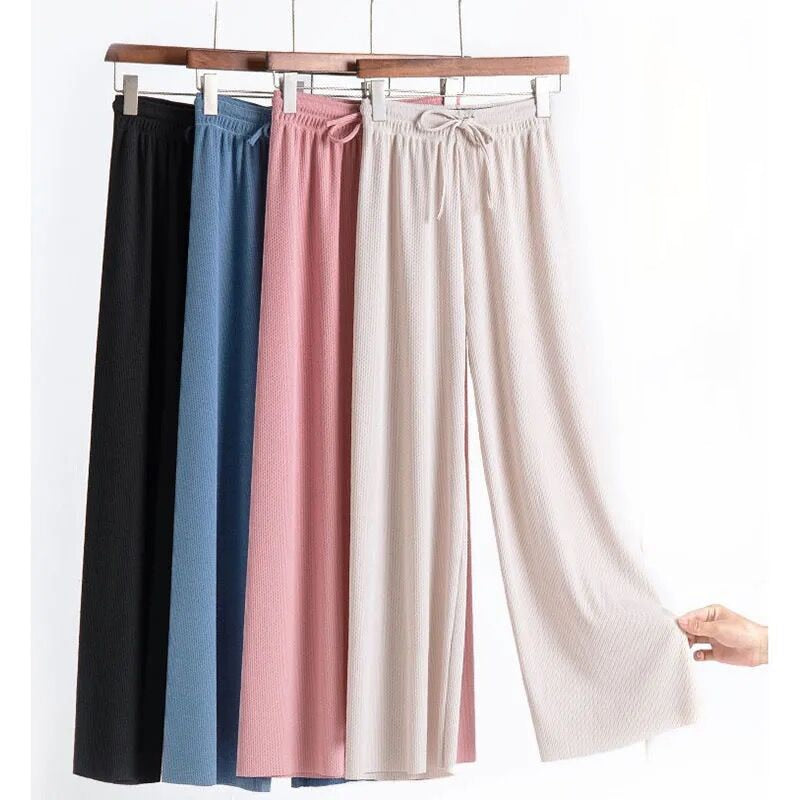 High Waist Wide Leg Trousers