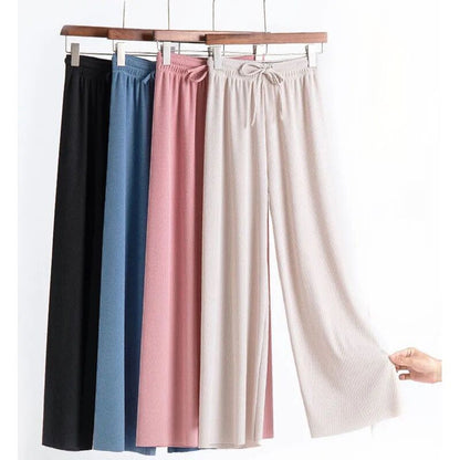 High Waist Wide Leg Trousers