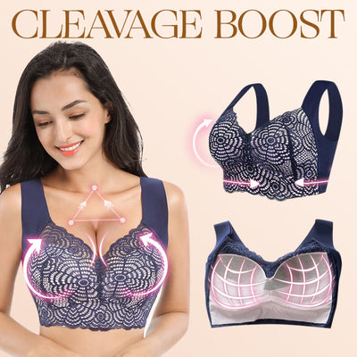 Ultimate Lift Full-Figure Seamless Lace Cut-Out Bra