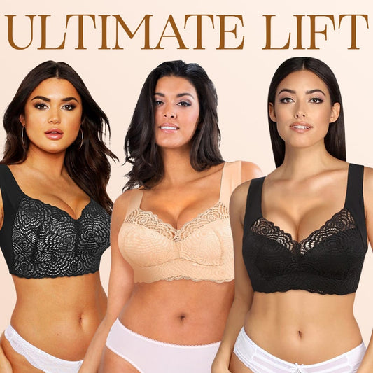 Ultimate Lift Full-Figure Seamless Lace Cut-Out Bra