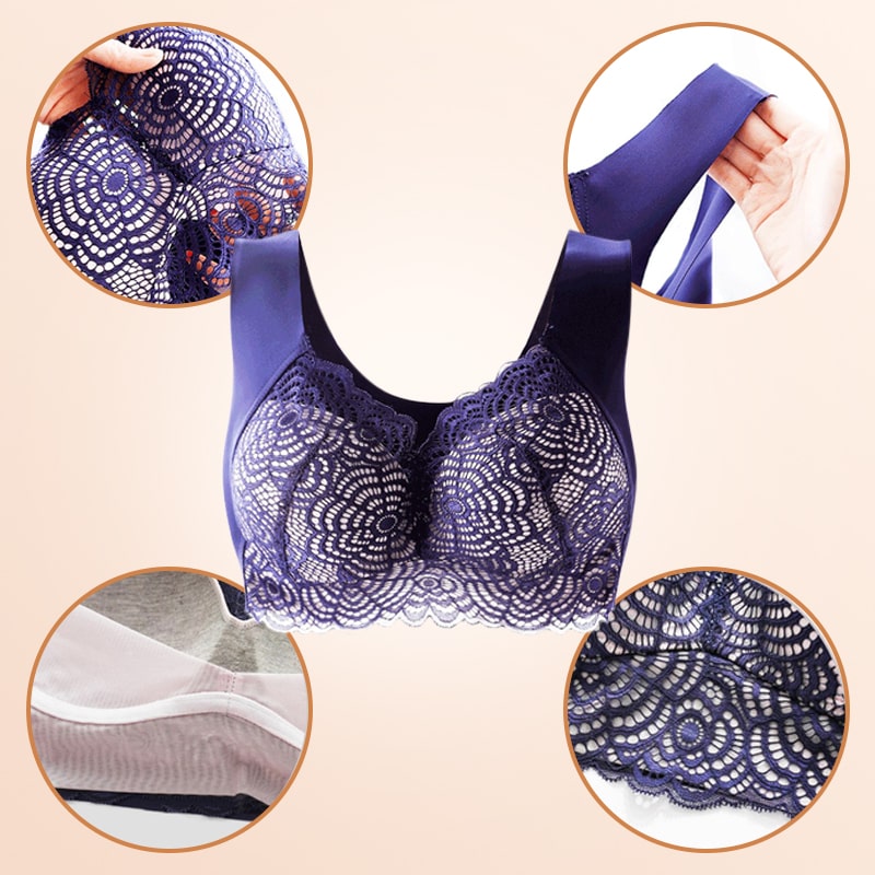 Ultimate Lift Full-Figure Seamless Lace Cut-Out Bra