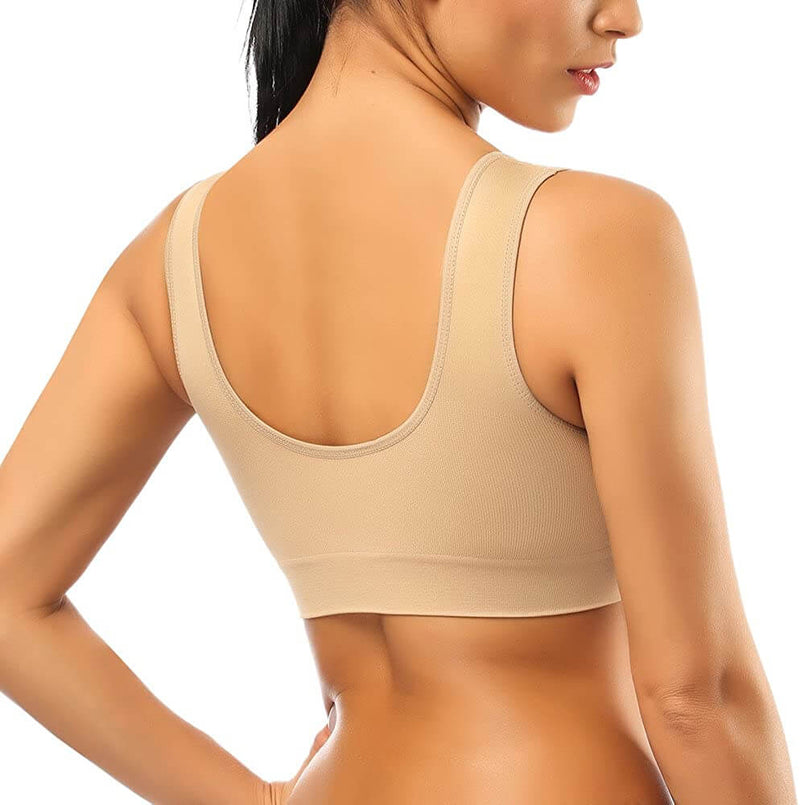 Newly Plus Size Comfort Wireless Bra Air Permeable Support