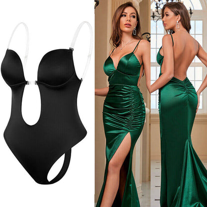 Backless Bra Bodysuit Thong For Low Back Bridal Dress