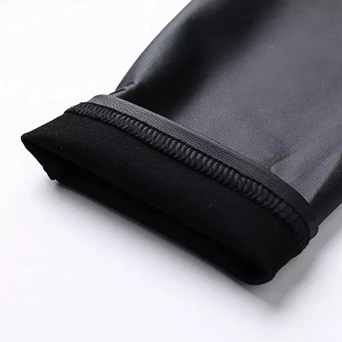 Queen Curve Stretchy Faux Leather Leggings