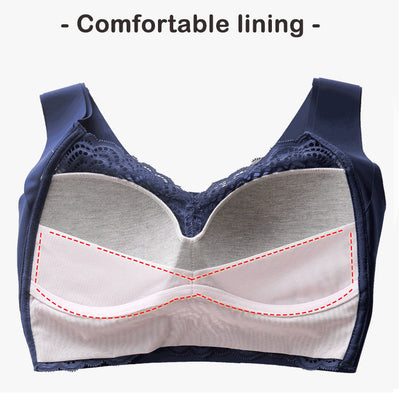 Ultimate Lift Full-Figure Seamless Lace Cut-Out Bra