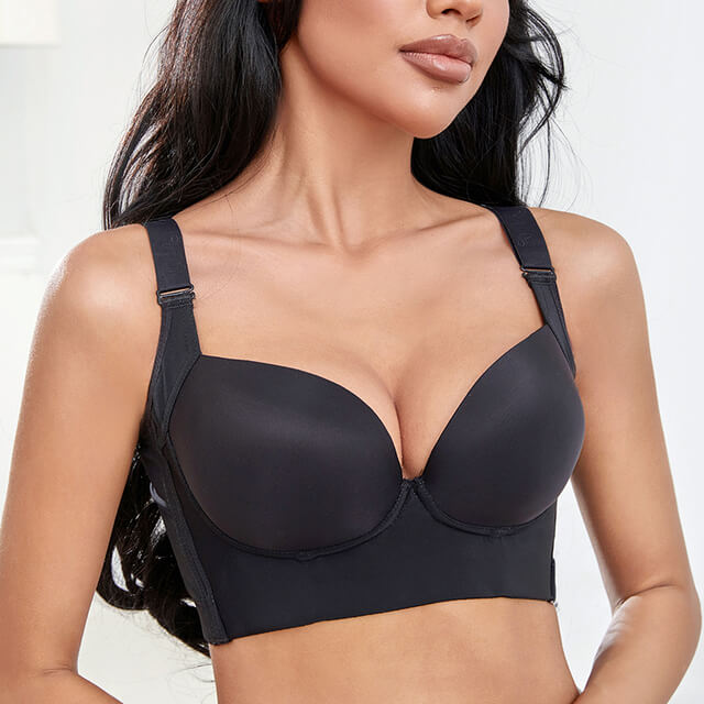 Women's Back Smoothing Bra with Soft Full Coverage Cups – Queen Curves