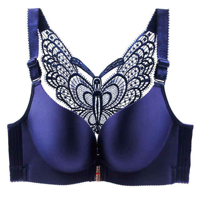 Butterfly Pattern Comfy Bra