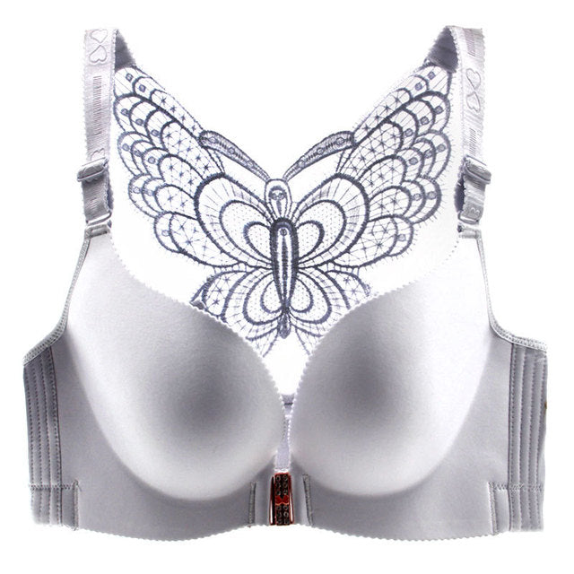 Butterfly Pattern Comfy Bra