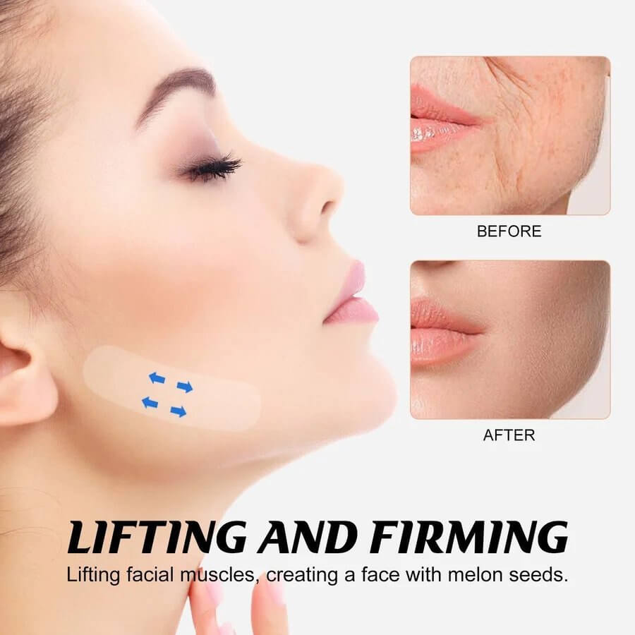 40Pcs Invisible Face Lifter Tape - Face Taping